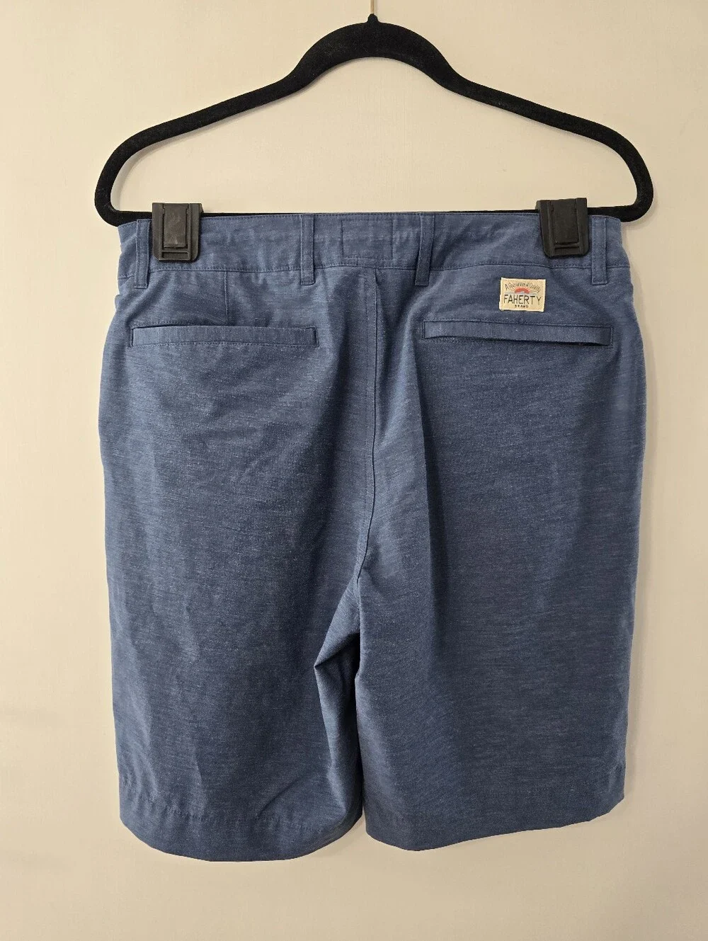 Faherty All Day Shorts Mens Tailored Flat Front Water Repellent Short Pants 30